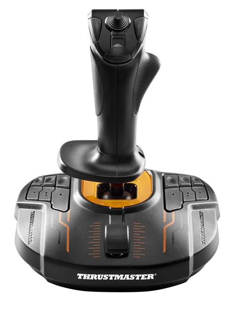 Thrustmaster T.16000M FCS Svart, Orange USB Joystick Analog / Digital PC