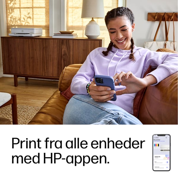 HP ENVY 6110e Trådløst All-in-One Farve Printer, Instant Ink; Fotoudskrivning