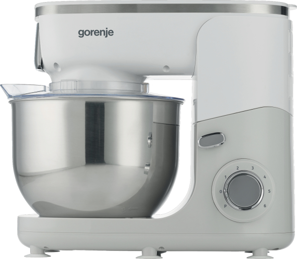 Gorenje MMC1005W matberedare 1000 W 4,8 l Grå, Rostfritt stål, Vit