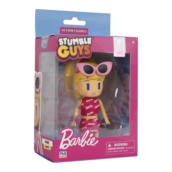 Stumble Guys X Barbie Action Figures 1 Pack Window Box - Barbie Stumble Guys X Barbie Action Figures 1 Pack Window Box - Barbie