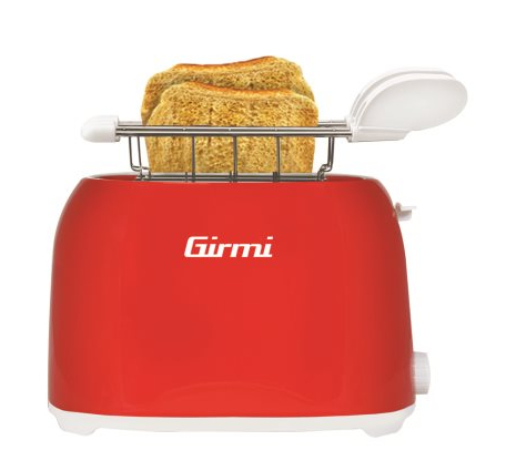 Girmi TP10 6 2 skivor 750 W Röd