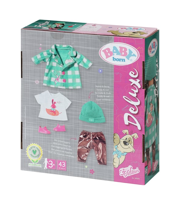 BABY born Deluxe Coat Dukketøjsæt