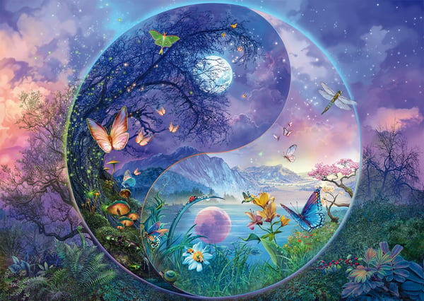 Silvia Christoph: Yin & Yang Fantastische Insektenwelt (1000 brikker)