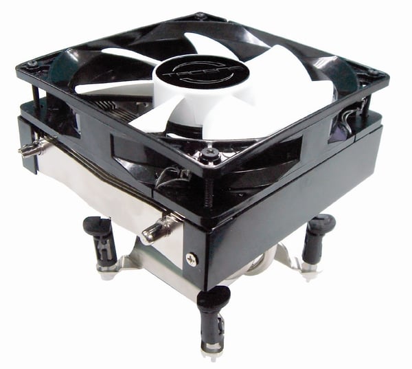 Tacens GELUS 9DB 12cm FAN Luftkøler Sort, Hvid