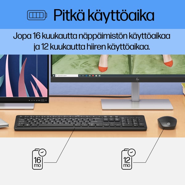 HP 230 – langattoman hiiren ja näppäimistön yhdistelmä