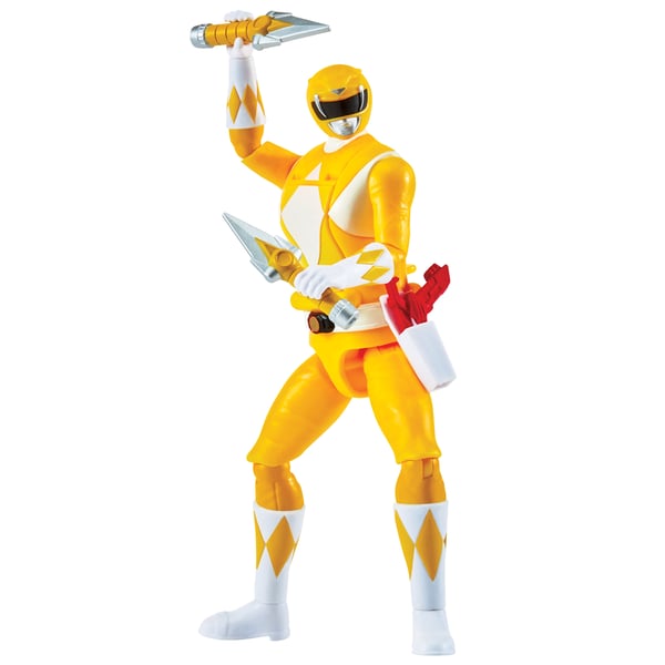 Power Rangers Auto-Morphin Yellow Ranger Figure