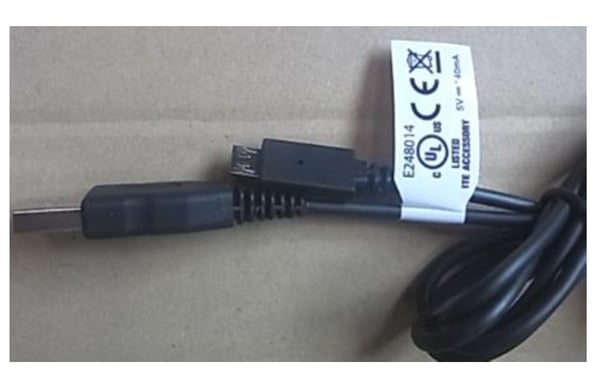 Zebra CBL-HS3100-CUC1-01 USB-kabel 0,9 m USB A Micro-USB A Sort