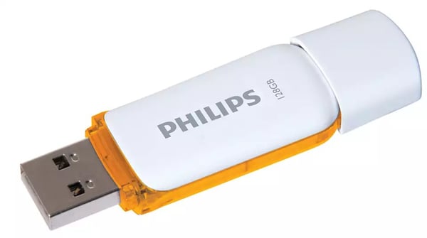 Philips FM12FD70B USB-nøgle 128 GB USB Type-A 2.0 Hvid