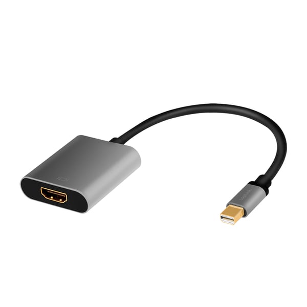 LogiLink CDA0110 videokabel adapter 0,15 m Mini DisplayPort HDMI Sort, Grå LogiLink CDA0110 videokabel adapter 0,15 m Mini DisplayPort HDMI Sort, Grå