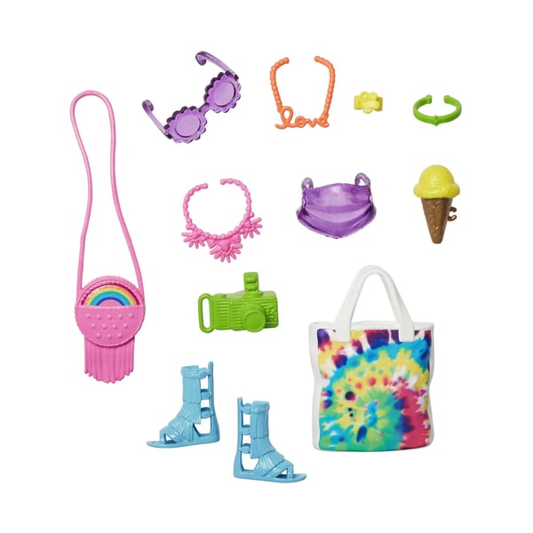 Barbie Fashionistas Barbie-tillbehör, temapaket för Barbie-dockor