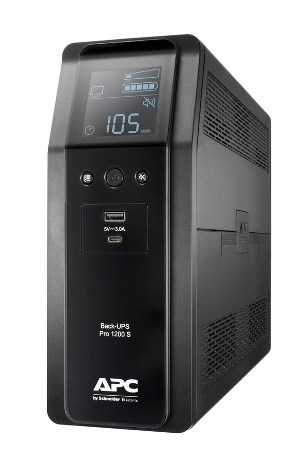APC BACK UPS PRO BR 1200VA UPS-enhed Interaktivt indgangsstik 1,2 kVA 720 W 8 AC stikkontakt(er)