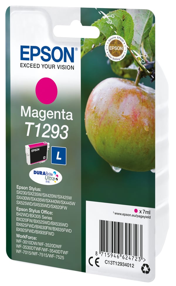 Epson Apple Yksittäispakkaus, magenta T1293 DURABrite Ultra -muste