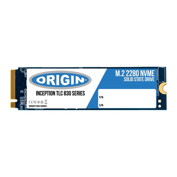 Origin Storage OTLC5123DNVMEM.2/80 intern solid state drev 512 GB M.2 PCI Express 3.0 NVMe 3D TLC