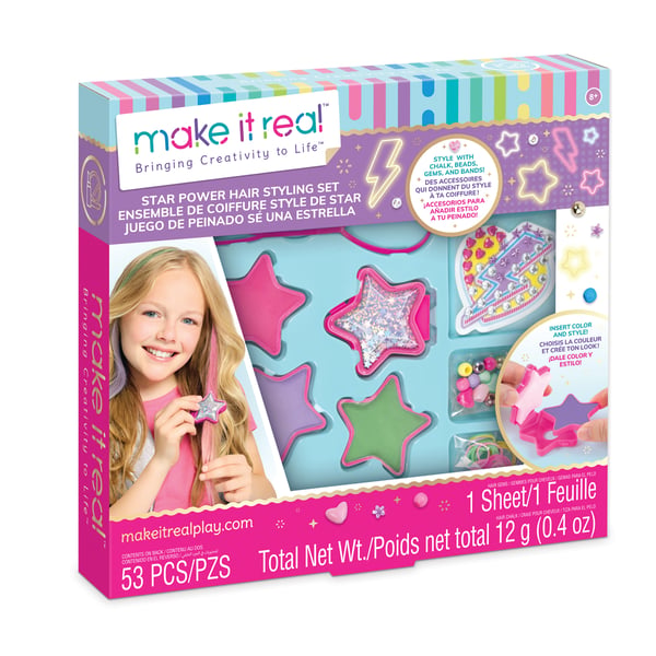 Make it Real MR2471 Accessories til hår Sæt 53 stk