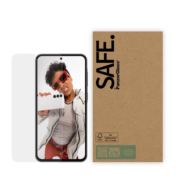 PanzerGlass SAFE. by ® Skærmbeskyttelse Samsung Galaxy A37 5G | Ultra-Wide Fit | Bulk