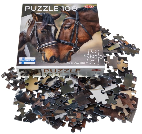 Tactic Puzzle Lovers Horses in Love 100 pcs puzzle