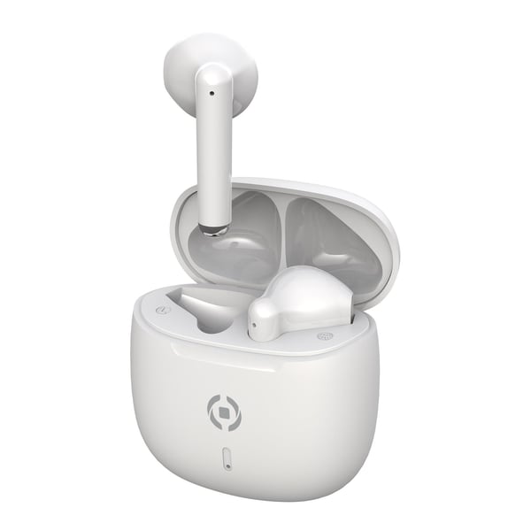 Celly BUZ2 Headset True Wireless Stereo (TWS) I öra Samtal/musik USB Type-C Bluetooth Vit