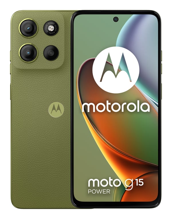 Motorola moto g15 power 17,1 cm (6.72") Kaksois-SIM Android 15 4G USB Type-C 8 GB 256 GB 6000 mAh Vihreä