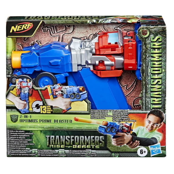 Transformers Rise of the Beasts Movie 2 in 1 Optimus Prime Blaster