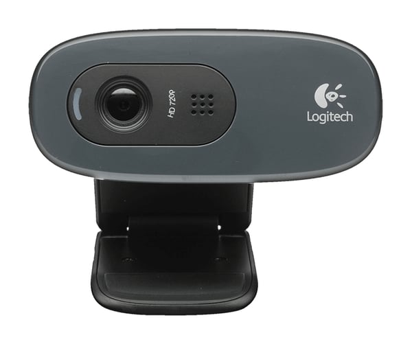 Logitech HD Webcam C270 verkkokamera 3 MP 1280 x 720 pikseliä USB 2.0 Musta, Harmaa