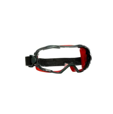 3M GoggleGear 6000 Skyddsglasögon Neopren Svart, Röd
