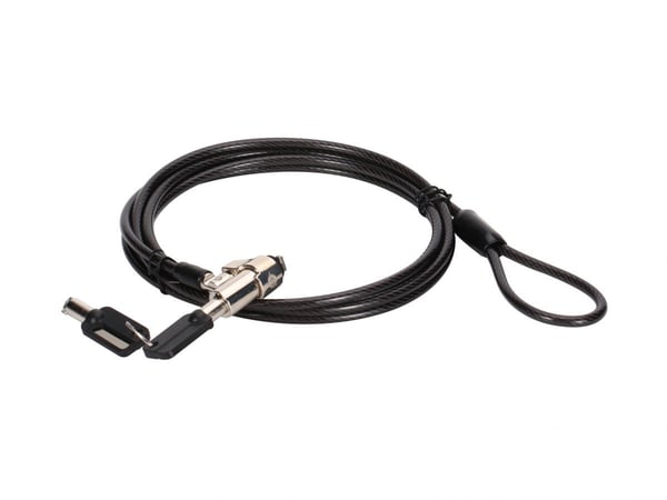 Conceptronic CUSTODIO02BS kabellås Svart 1,8 m