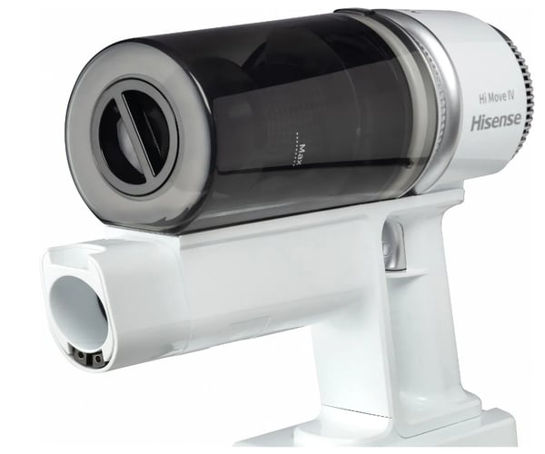 Hisense 738224 upprättstående dammsugare och elektrisk sopborste Skaftdammsugare, 2-i-1 Batteri Torr Utan påse 0,5 l 110 W Vit