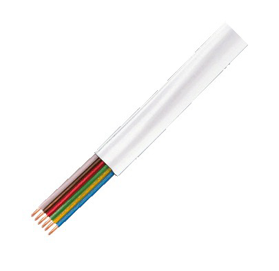 LogiLink CM06W telefonkabel 100 m Hvid