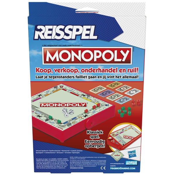 Hasbro Gaming Grab and Go Monopoly