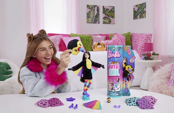 Barbie Cutie Reveal Jungle Series Doll