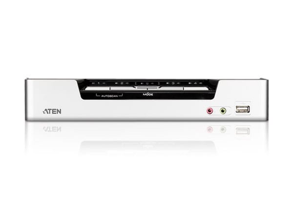 ATEN USB HDMI/Audio KVMP™-switch med 4 portar