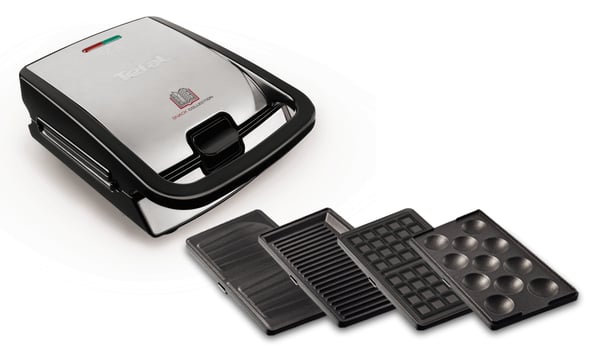 Tefal SW854D voileipägrilli 700 W Musta, Ruostumaton teräs
