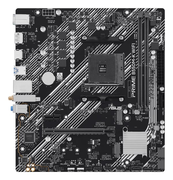 ASUS PRIME B550M-K WIFI AMD B550 Kanta AM4 mikro ATX ASUS PRIME B550M-K WIFI AMD B550 Kanta AM4 mikro ATX