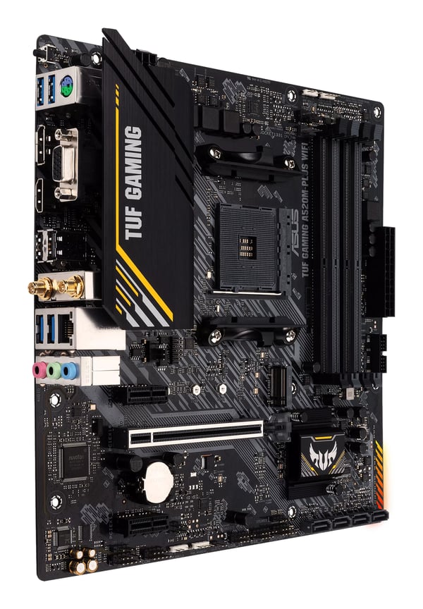 ASUS TUF GAMING A520M-PLUS WIFI AMD A520 Stik AM4 micro ATX
