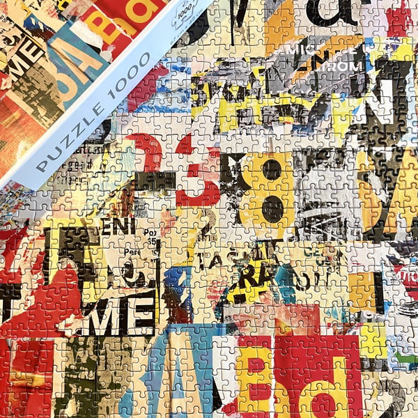 Tactic Poster Collage 1000 pcs Puslespil 1000 stk Kunst