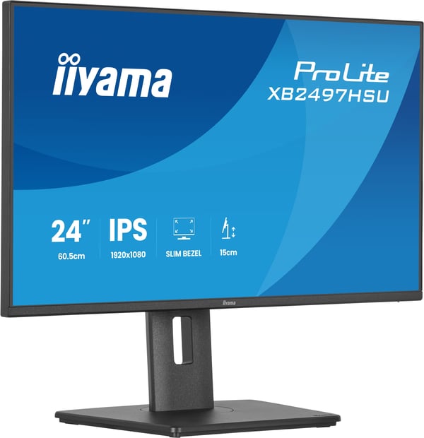 iiyama ProLite XB2497HSU-B1 tietokoneen litteä näyttö 60,5 cm (23.8") 1920 x 1080 pikseliä Full HD LED Musta