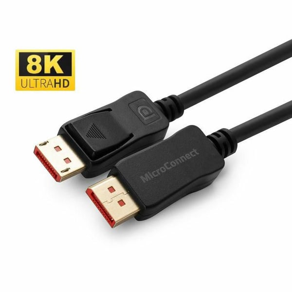Microconnect MC-DP-MMG-300V1.4 DisplayPort kabel 3 m Sort