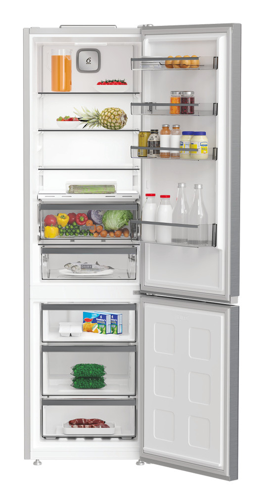Whirlpool WHK26362XP5E køle-/fryseskab Fritstående 316 L Rustfrit stål