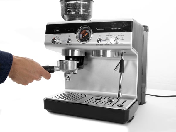 Krups Precision XP801T10 kahvinkeitin Puoliautomaattinen Espressokone 3 L