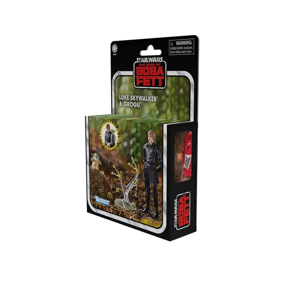 Star Wars The Book of Boba Fett Luke Skywalker & Grogu figurer 9,5 cm
