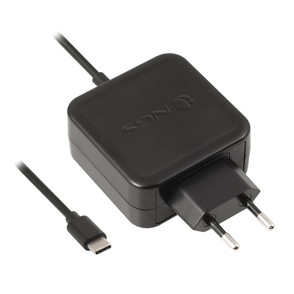 NGS ﻿﻿W-45W TYPEC Kannettava tietokone, Älypuhelin, Tabletti Musta AC Sisätila