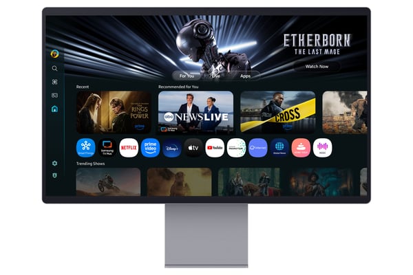 Samsung M90SF computerskærm 81,3 cm (32") 3840 x 2160 pixel 4K Ultra HD OLED Sølv
