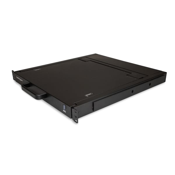 StarTech.com Rack KVM-konsol - US-tangentbord (QWERTY), en port VGA KVM med 17-tums LCD-skärm - 1U LCD
