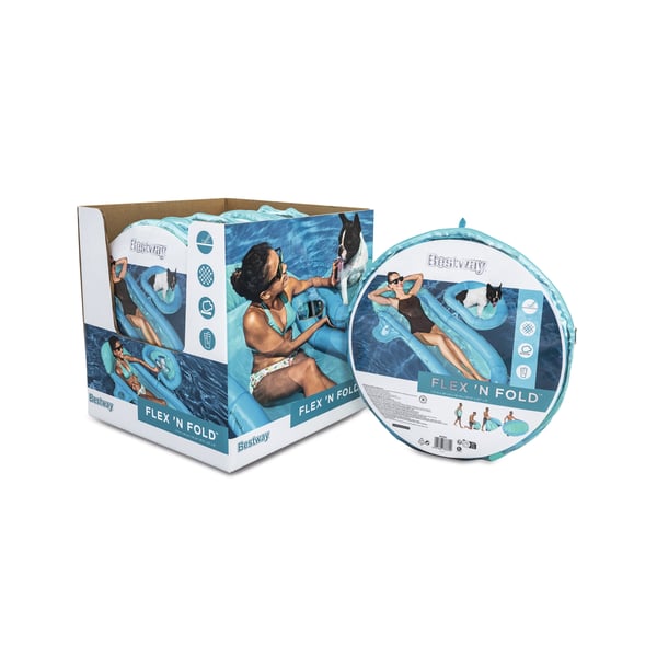 Bestway 43553 / 23 pool og strand flyder Blå Monokromatisk Flydende madras