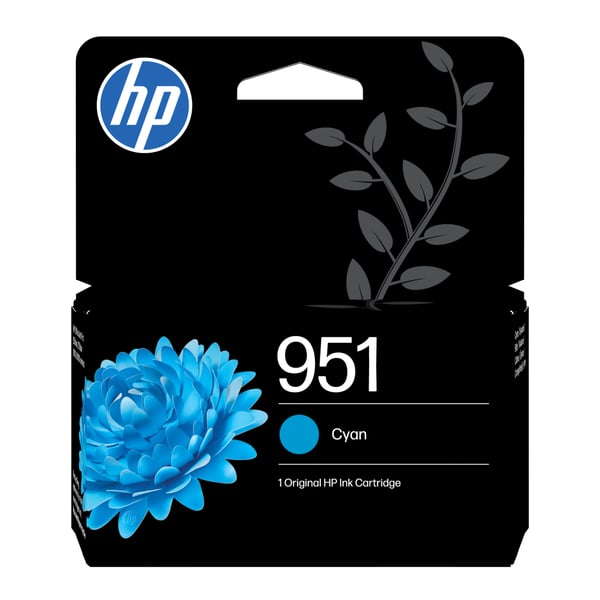 HP 951, alkuperäinen syaani mustekasetti