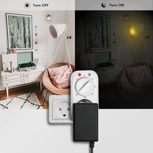 LogiLink ET0012 elektronisk tæller Hvid Daglig timer