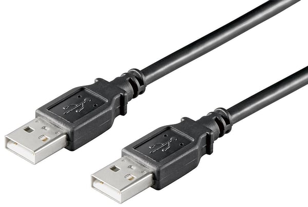 Microconnect USBAA01B USB-kabel USB 2.0 0,1 m USB A Sort Microconnect USBAA01B USB-kabel USB 2.0 0,1 m USB A Sort
