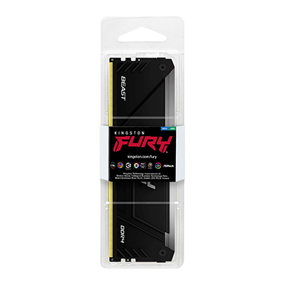 Kingston Technology FURY Beast RGB RAM-minnen 32 GB 1 x 32 GB DDR4 3200 MT/s 288-pin DIMM
