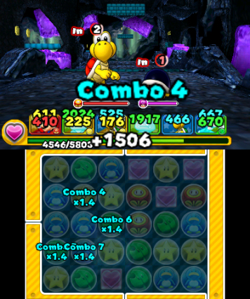 Nintendo Puzzle & Dragons Z + Puzzle & Dragons : Super Mario Bros. Edition Standard Tyska, Engelska, Spanska, Franska, Italienska Nintendo 3DS
