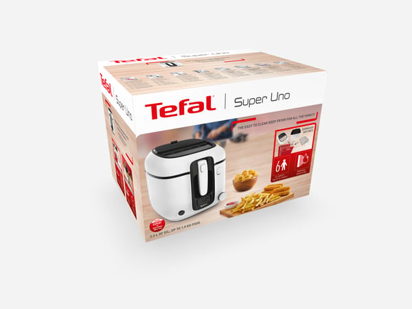 Tefal Super Uno FR3140 Frituregryde Hvid